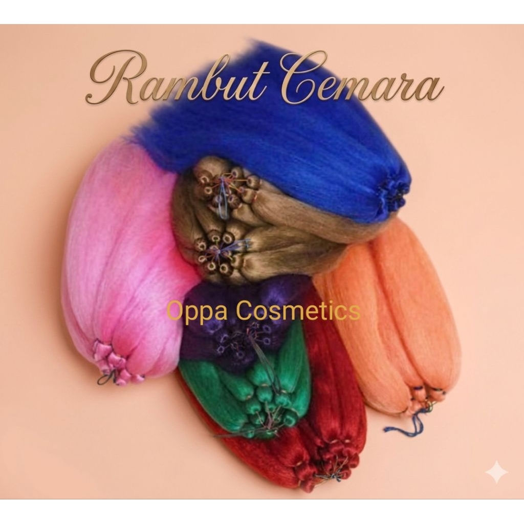 RAMBUT CEMARA BERTULANG & TAK  BERTULANG (POLOS)
