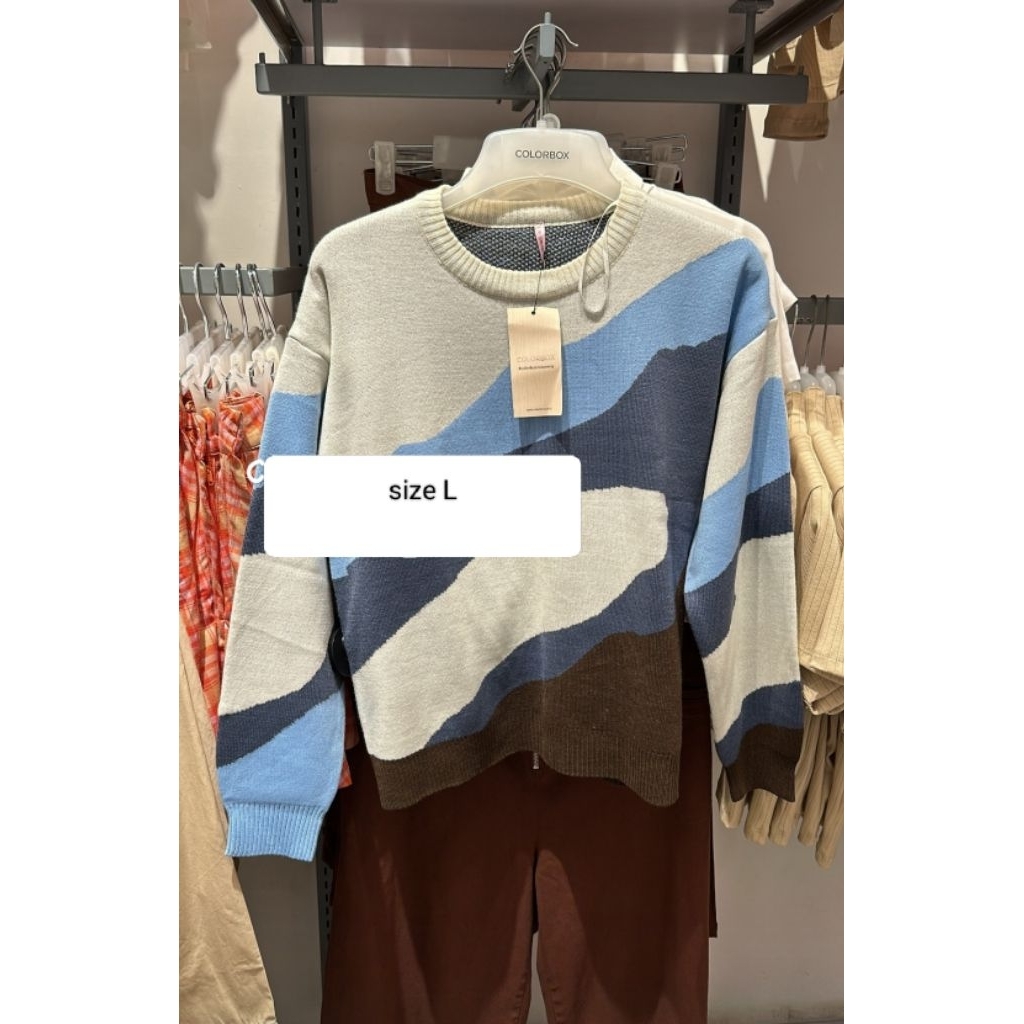 sweater colorbox wanita