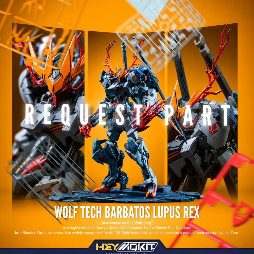 REQUEST PART WOLF TECH WOLF KING BARBATOS LUPUS REX MODELKIT