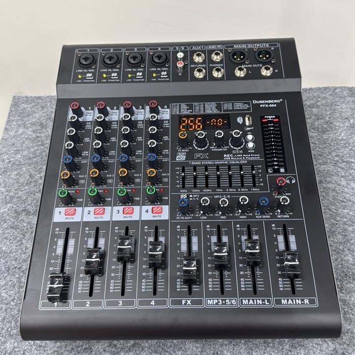 Power Mixer Dusenberg PFX604 – PFX604 Power Mixer Dusen berg 4 Channel PFX604 – GARANSI RESMI 2 TAHUN