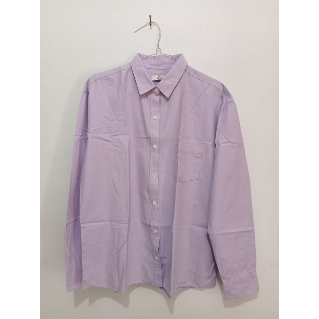 Preloved IM VELY Kemeja warna Lilac