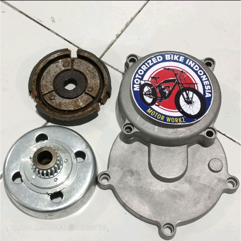 centrifugal clutch gasbike mesin sepeda