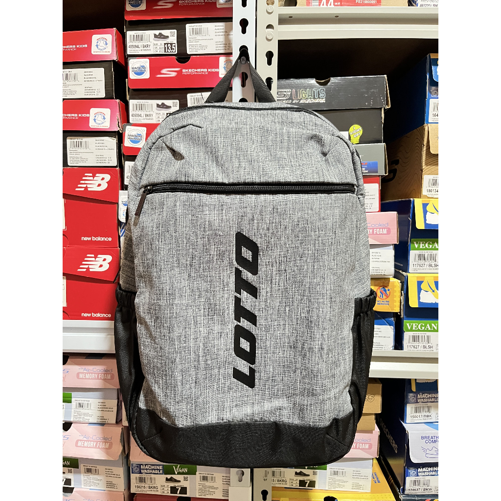 Tas ransel Lotto Ello Backpack Grey Original