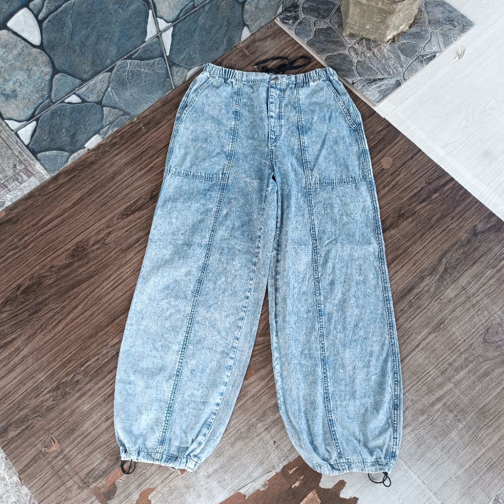 ballon jeans fatigue gu uniqlo cakepp ( sz 29 perhatikan pxl)