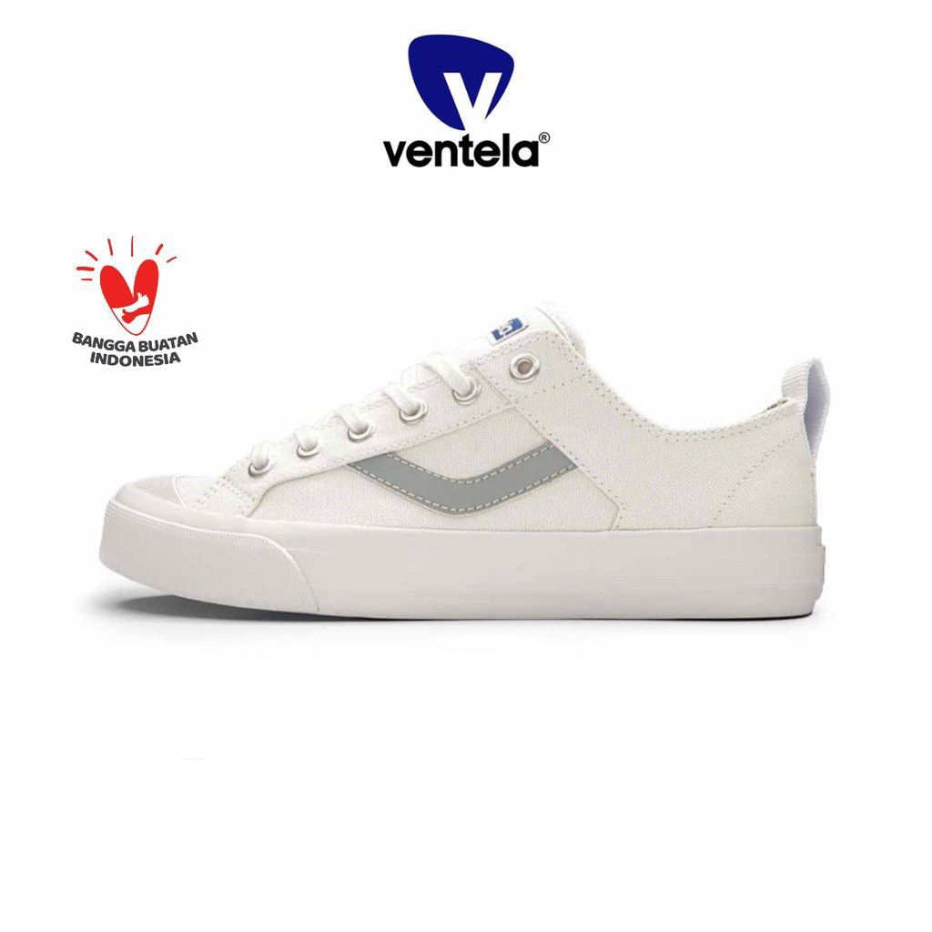 Sepatu Ventela Putih Tulang Reflective (Second) UK 40