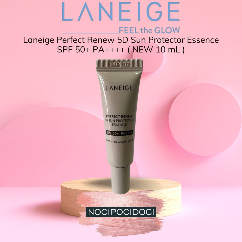 Laneige Perfect Renew 5D Sun Protector Essence SPF 50+PA++++ ( 10 mL )( Minimal Pembelian 2 Pcs Jika