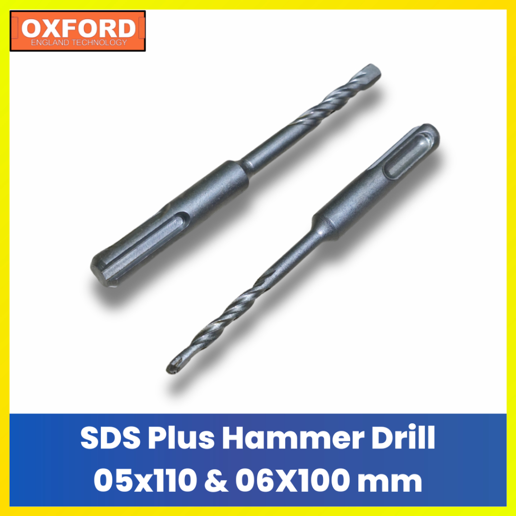 OXFORD Mata Bor Bobok Beton SDS Plus 5mm 6mm x 110mm Alat Pertukangan