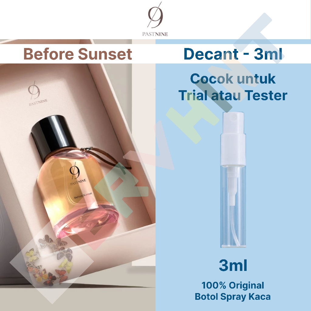 [Decant Parfum] Past Nine - Before Sunset EDP (Eau de Parfum) | Citrus Floral | Wanita
