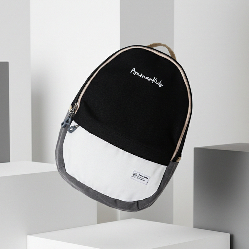 Tas Sekolah Anak Simple Tas Ransel Anak Laki Laki Perempuan Terbaru Tas Hitam Polos
