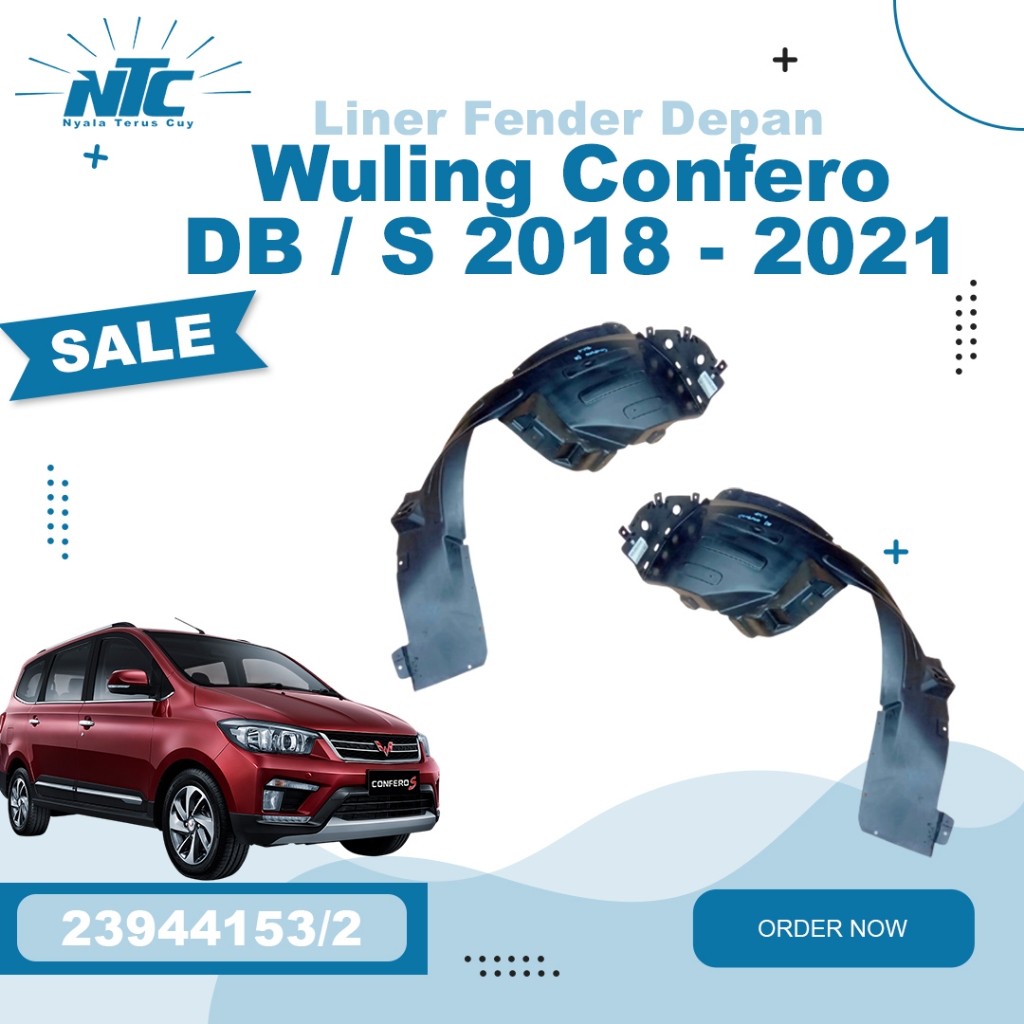 LINER FENDER WULING CONFERO 2018 - 2022 (DEPAN KANAN 23944153) & (DEPAN KIRI 23944152)