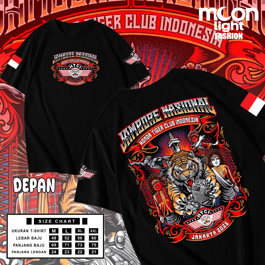 KAOS JAMNAS HONDA TIGER CLUB INDONESIA || JAMNAS HTCI JAKARTA 2025