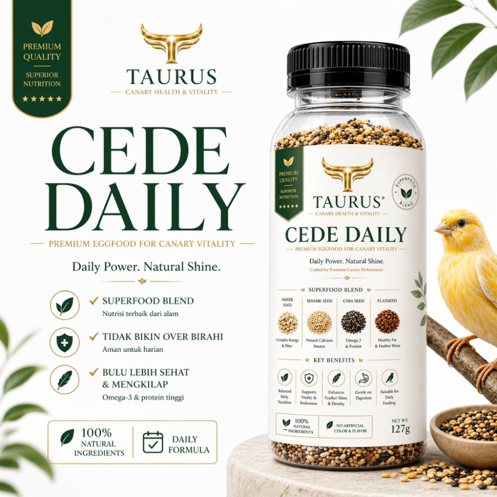CeDe kenari premium |  Pakan harian Eggfood Superfood
