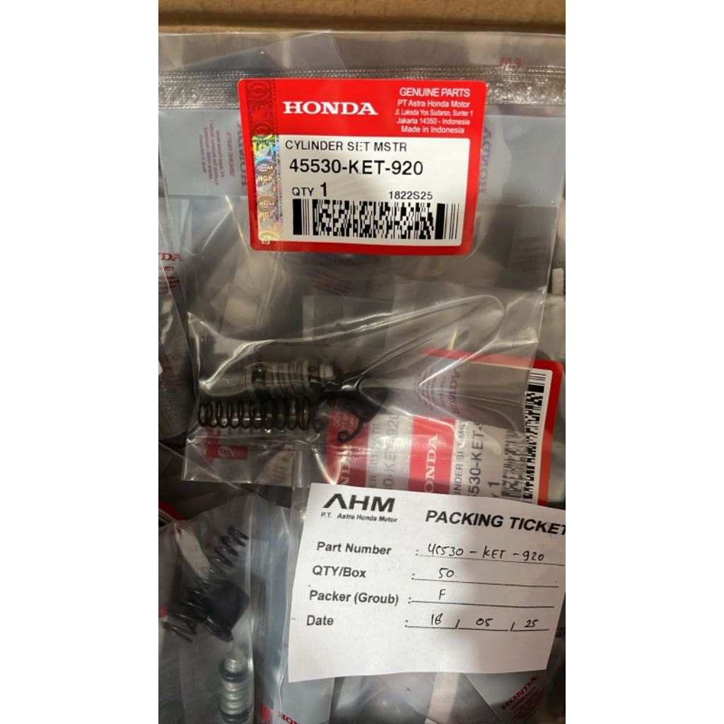 ORIGINAL SEAL MASTER REM KET SUPRA X,SUPRA FIT,SUPRA 125