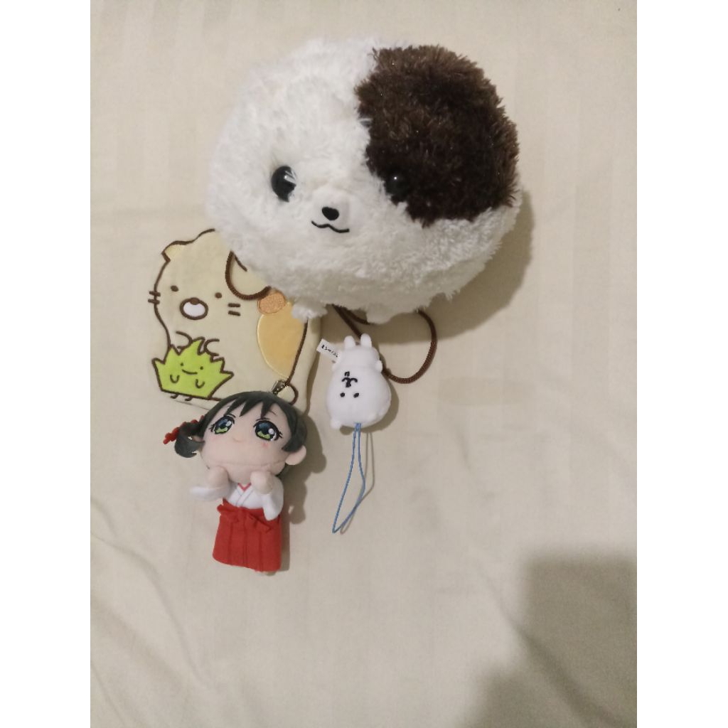 random preloved/kolpri boneka guguk amuse tas sumikko ganci anime