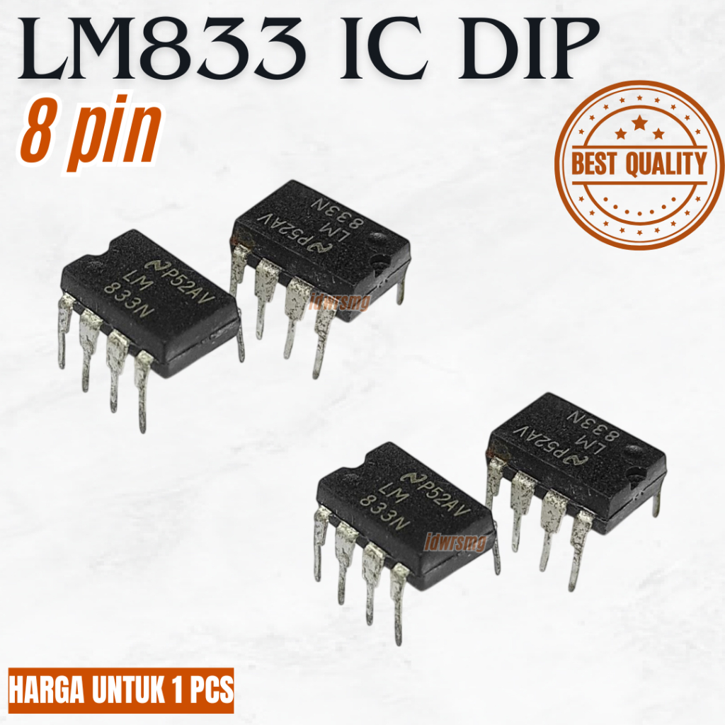 IC LM833N LM 833N LM833 LM 833 ASLI ORI ORIGINAL LM833N/LM833