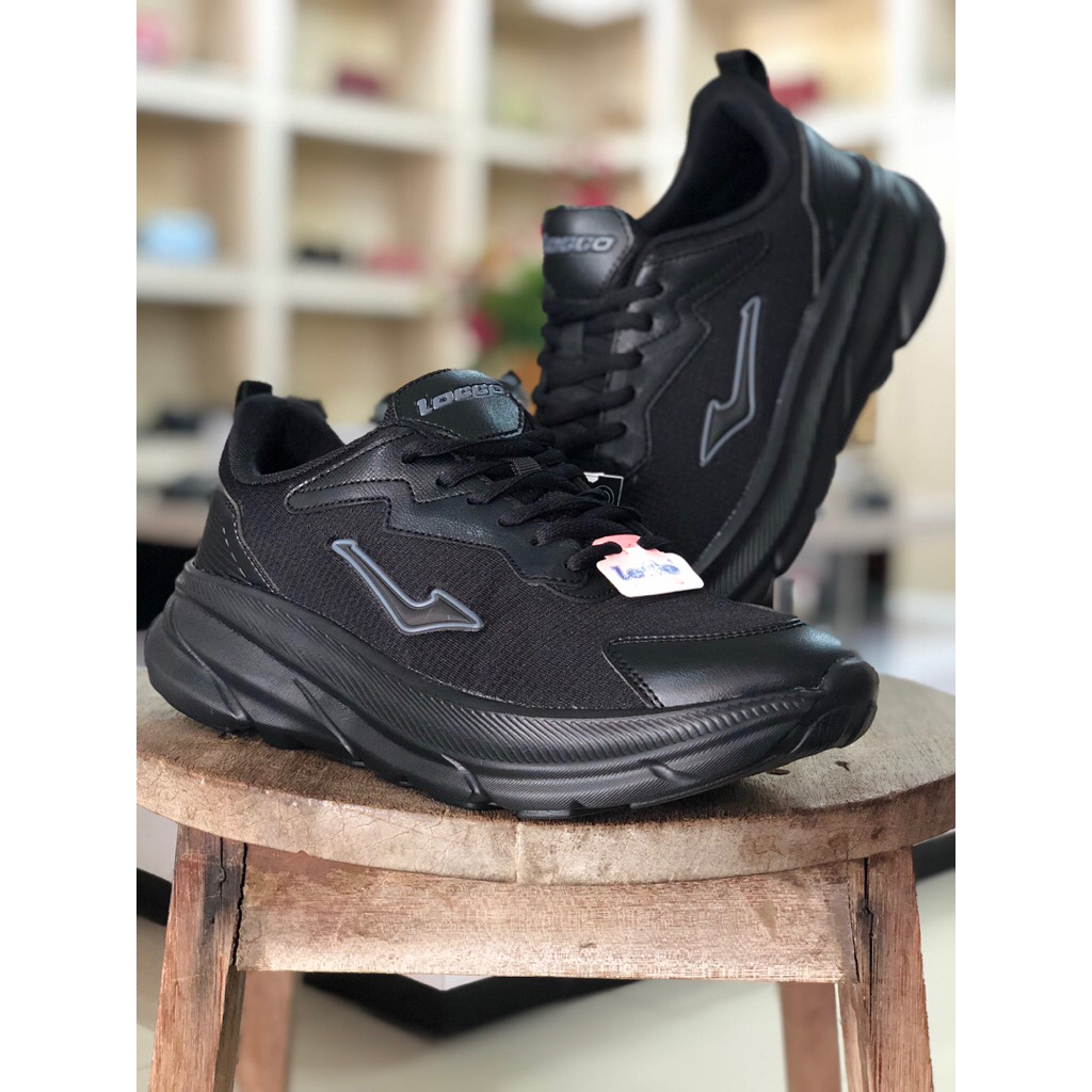 sepatu sekolah LOGGO / GOLDILOCKS / hitam