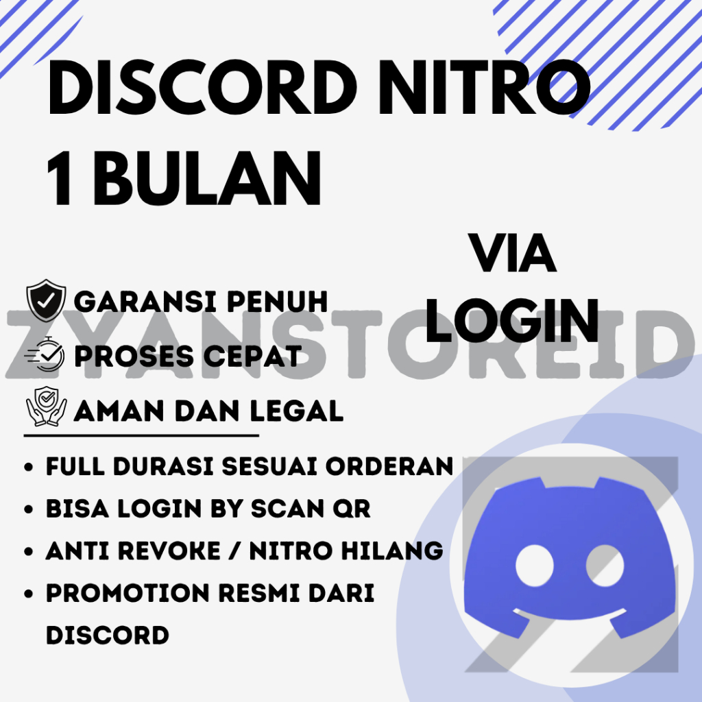 Discord Nitro 1 Bulan | Fast Response