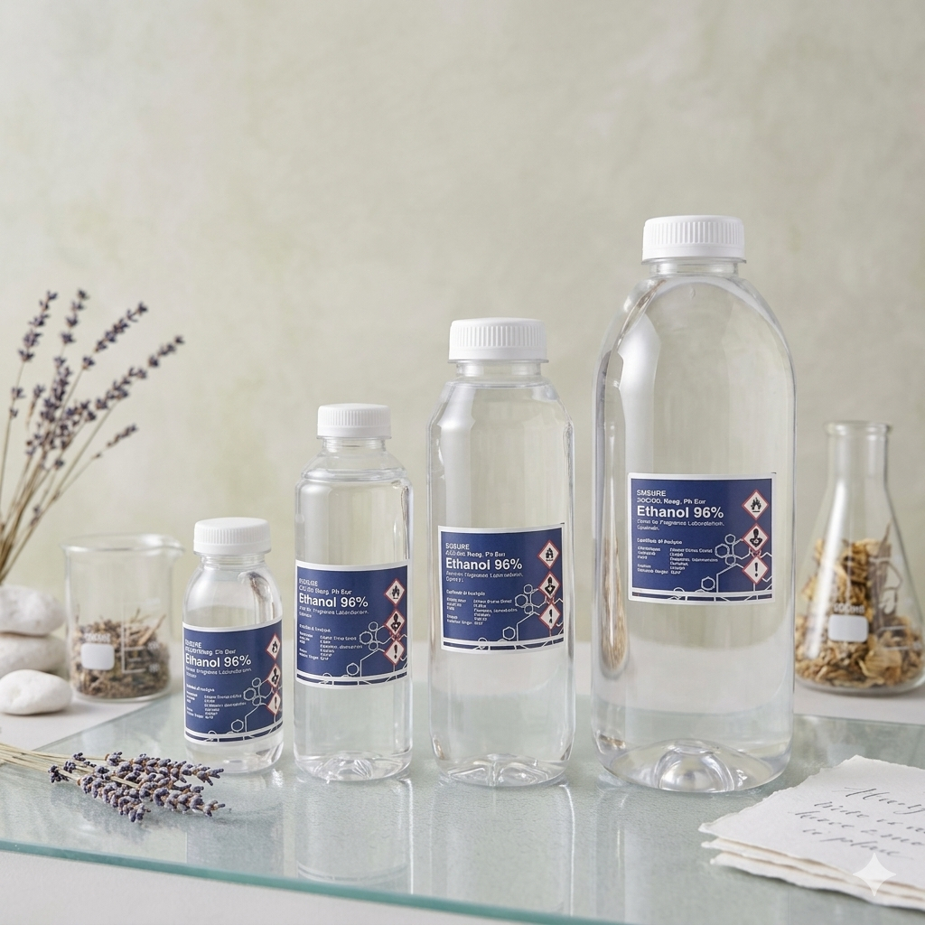 EMSURE ETHANOL 96 KEMASAN . ETANOL CAMPURAN BIBIT PARFUM TERBAIK. FRAGRANCE GRADE