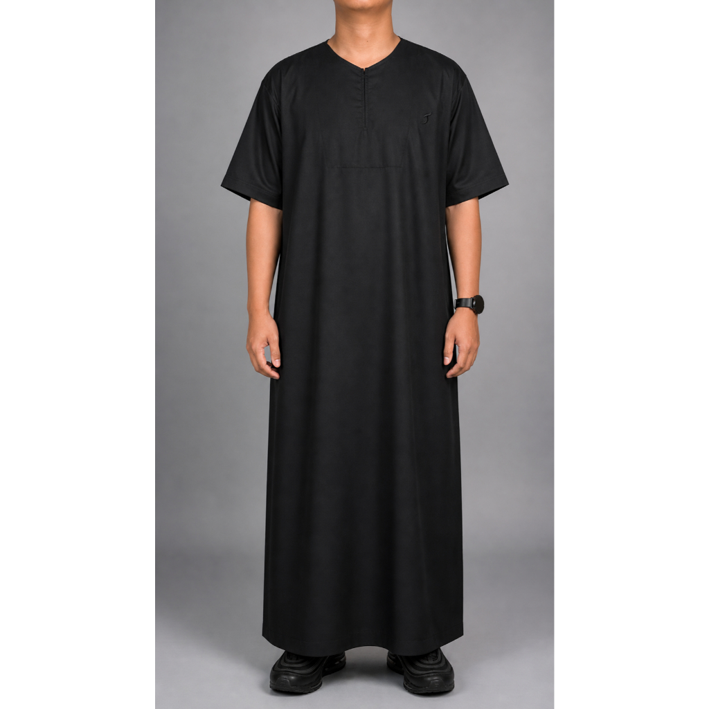 JUBAH TAMURI IKAF ZIPPER