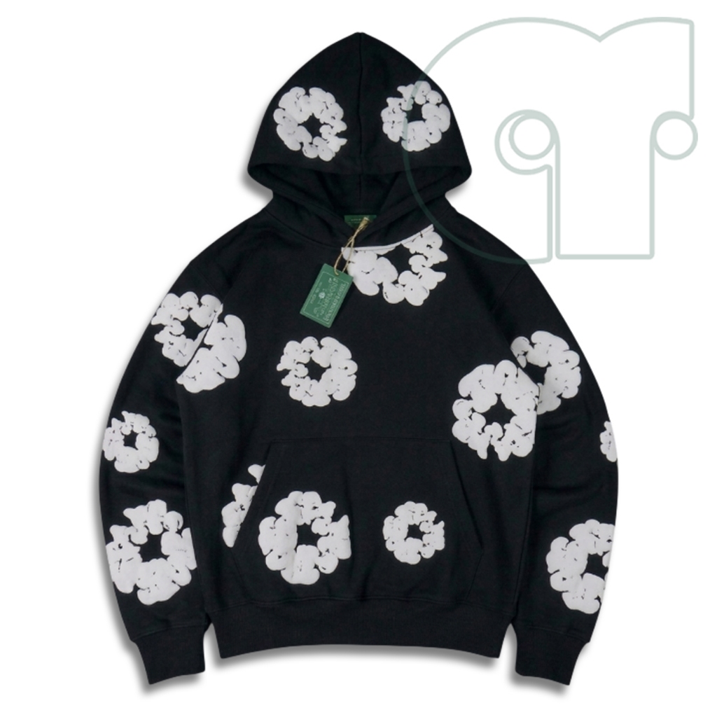 Hoodie Sweater Denim Tears Fulltag Pria Wanita