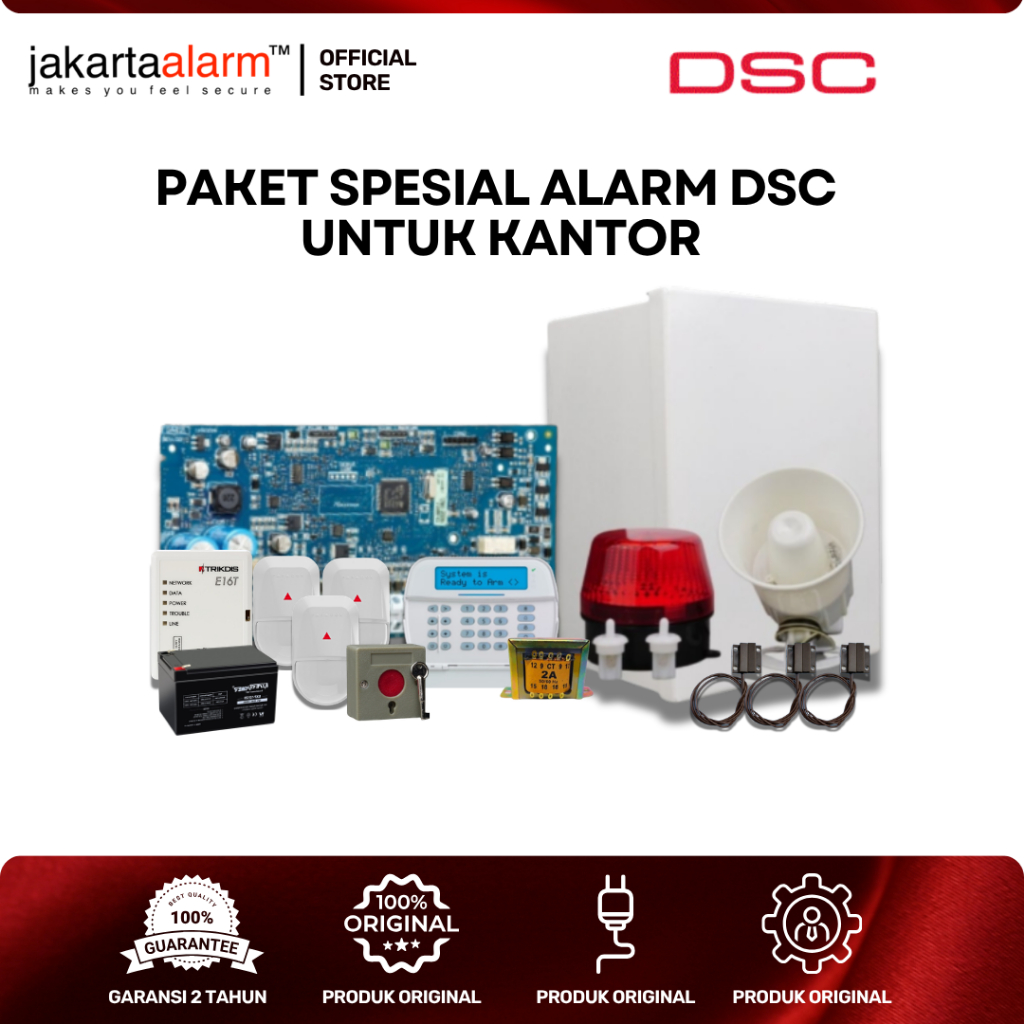 PAKET SPESIAL INTRUSION ALARM DSC UNTUK KANTOR