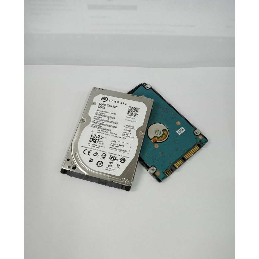 Hardisk Hdd Laptop Seagate Thin 500Gb 7200RPM 2,5" Sata Ori Copotan Mulus Like New