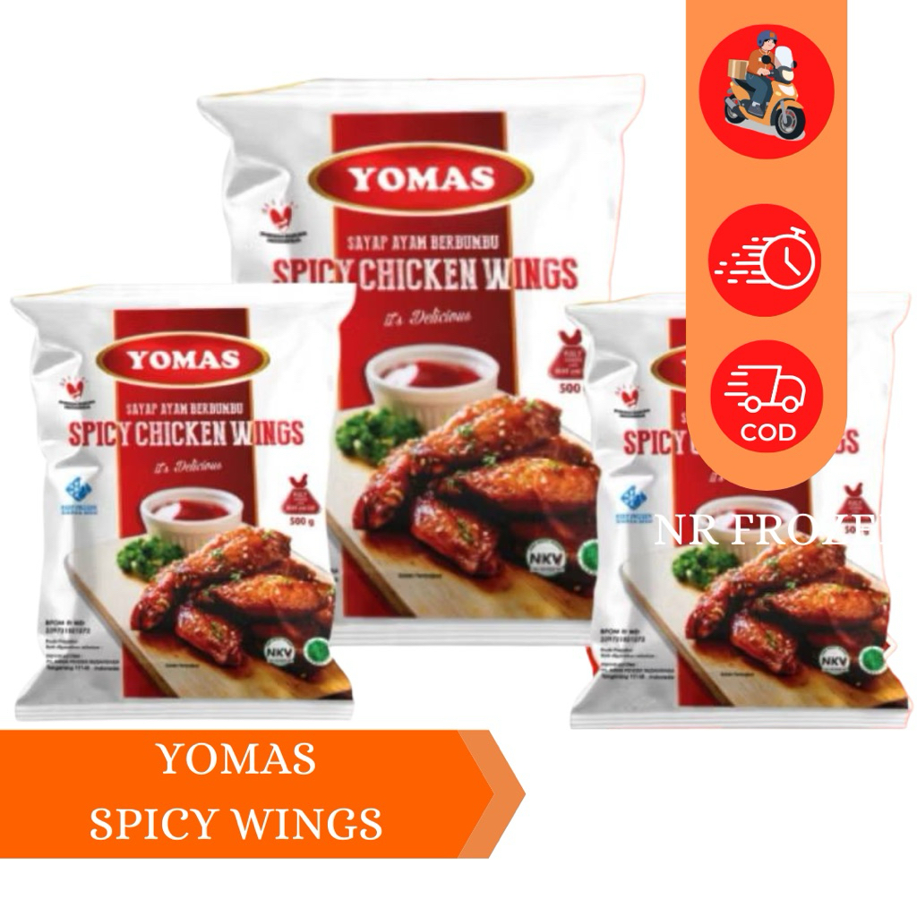 SPICY WINGS YOMAS 500g N1121