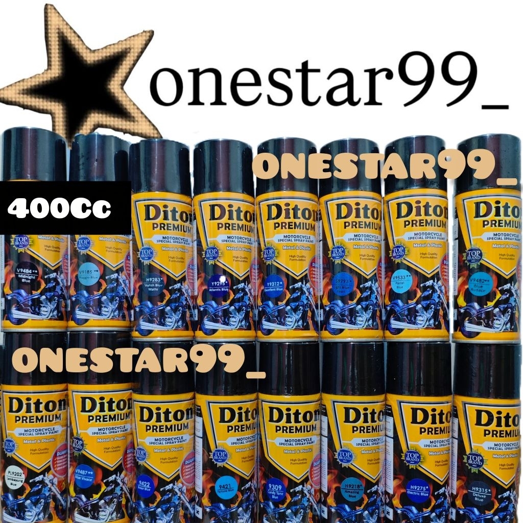 Pilok Pylox Pilox Cat Diton Premium Varian Warna Biru Blue Boxer 9422 Fortune 9421 Candy 9309 Amazin