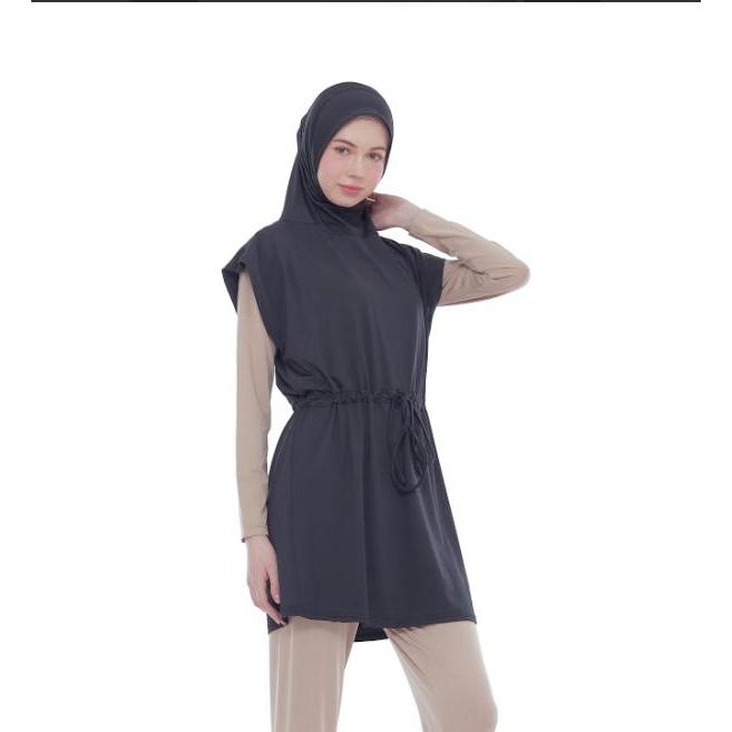 Hijab Rompi Instant Muslim Tunik Vest Olahraga Wanita Terbaru Sport Kekinian