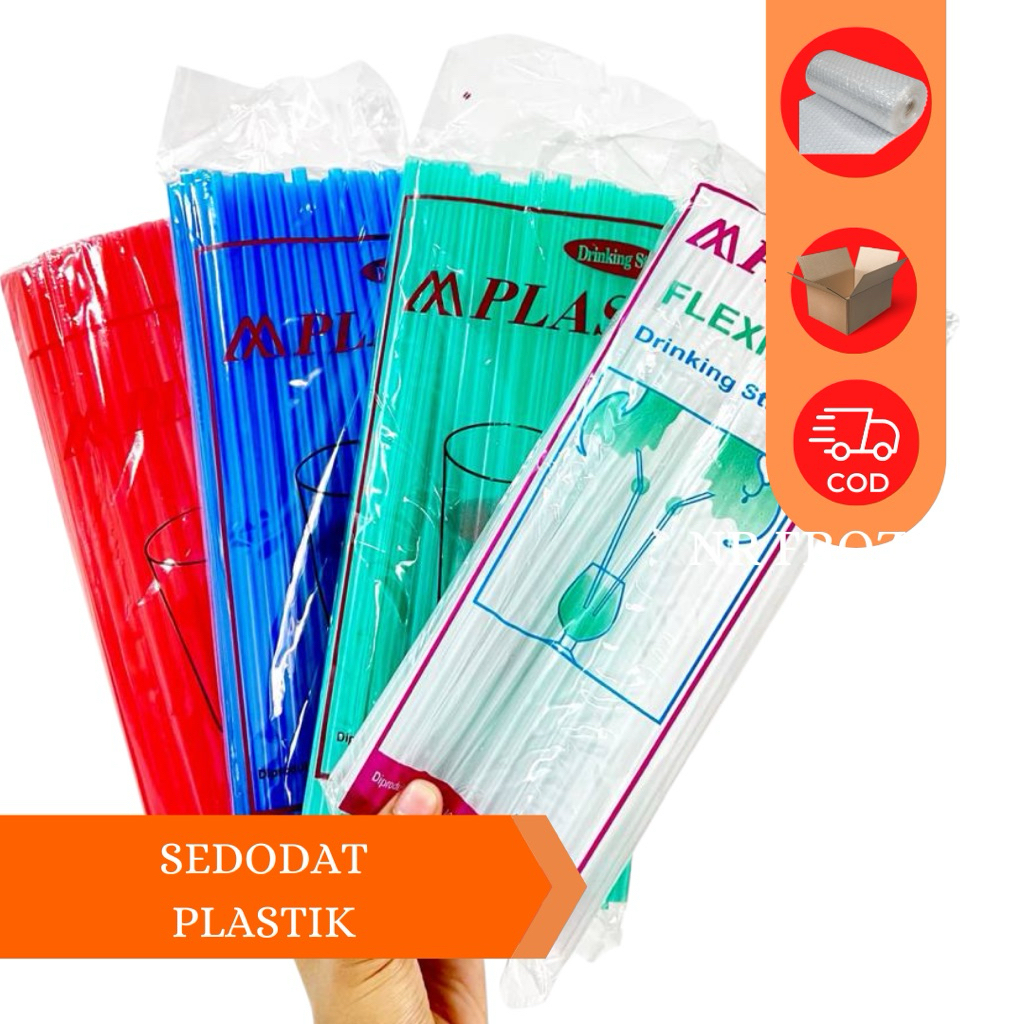 M PLAST SEDOTAN MINUMAN PLASTIK PIPET N1867