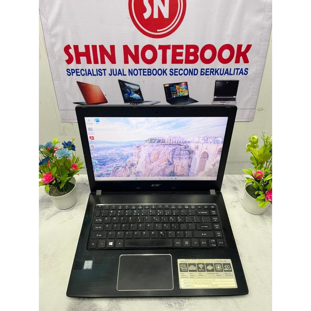 ACER ASPIRE E14 E5-475G CORE I7 GEN 7 RAM 8 GB SSD 256 GB DOUBLE VGA NVIDIA GEFORCE