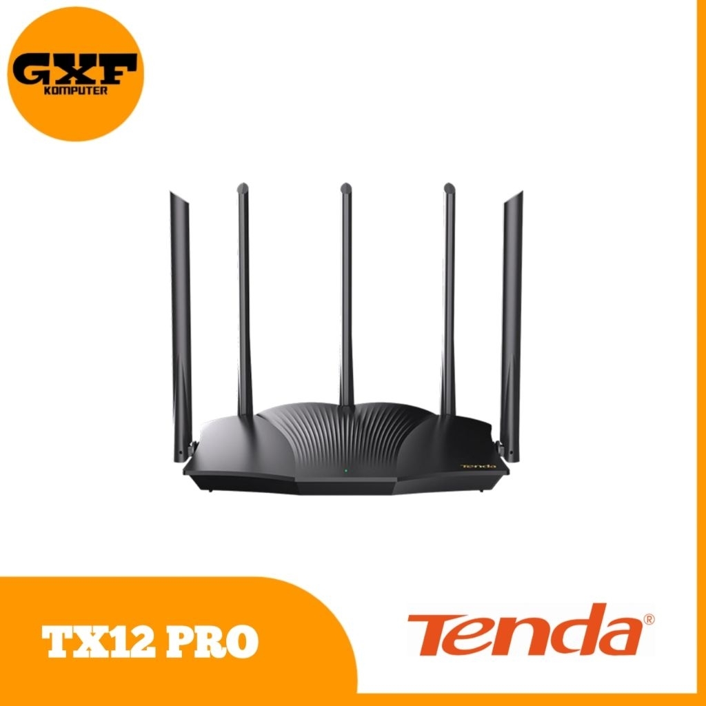 Tenda TX12 Pro | AX3000 Dual Band Gigabit Wi-Fi 6 Router