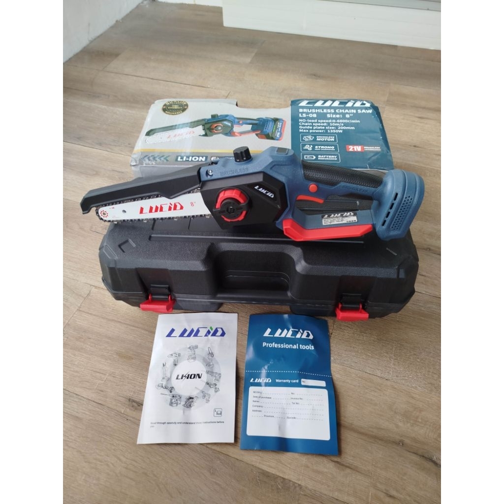 chainsaw lucid LS-08 cordless brushless 8"