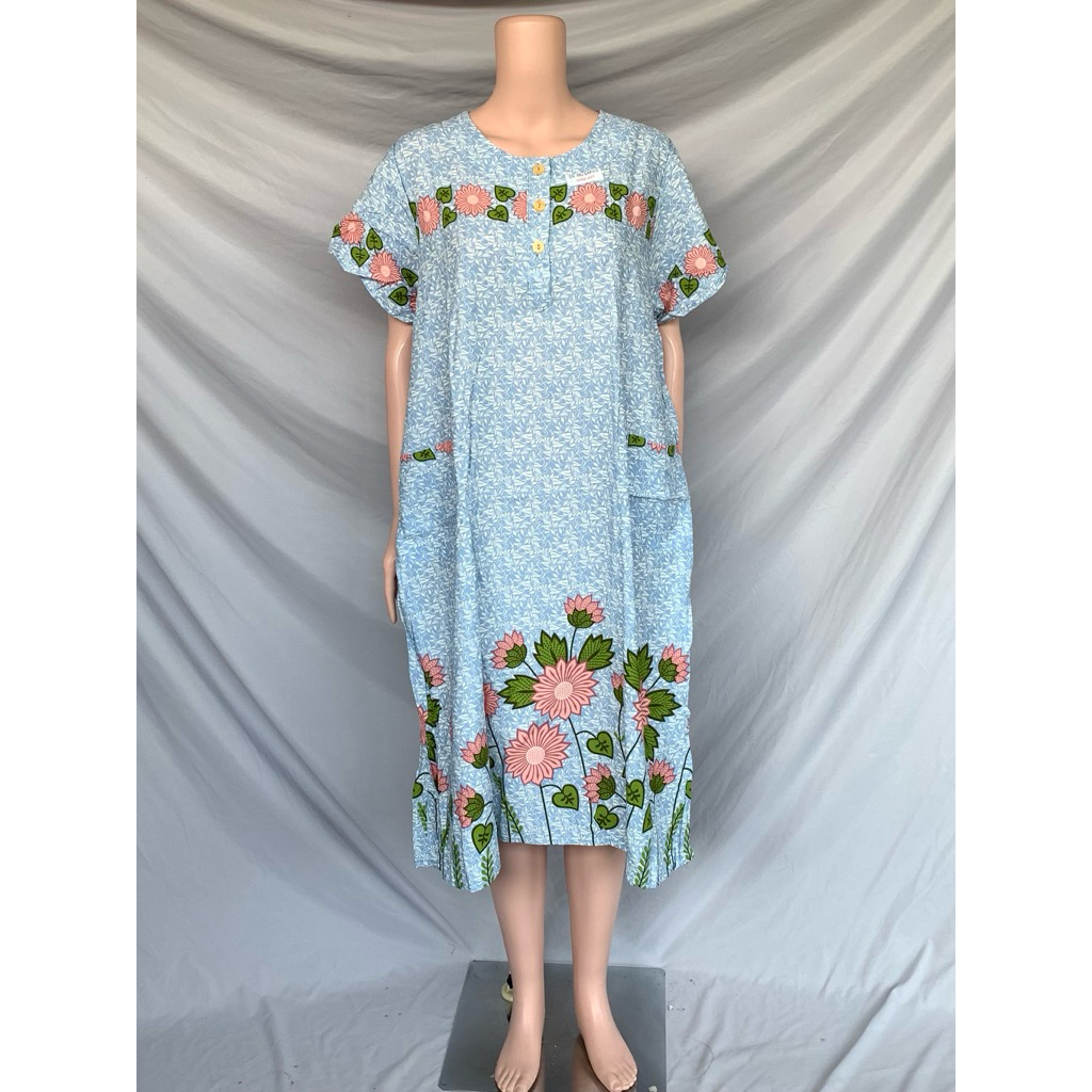 Daster Ibu Batik HAP | Daster HAP Terbaru | Daster HAP Ibu Muda Kekinian | Daster LD 120 PB 110