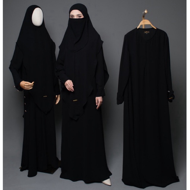 Abaya Black Series by ezella.id