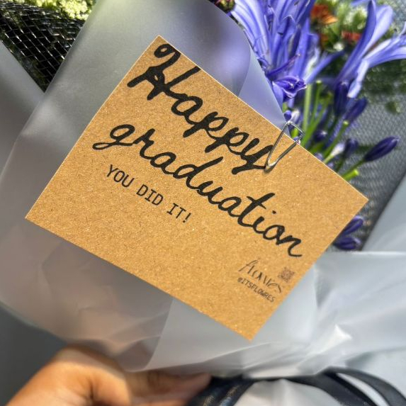 Additional for Graduation, boneka graduation, you did it, graduation card