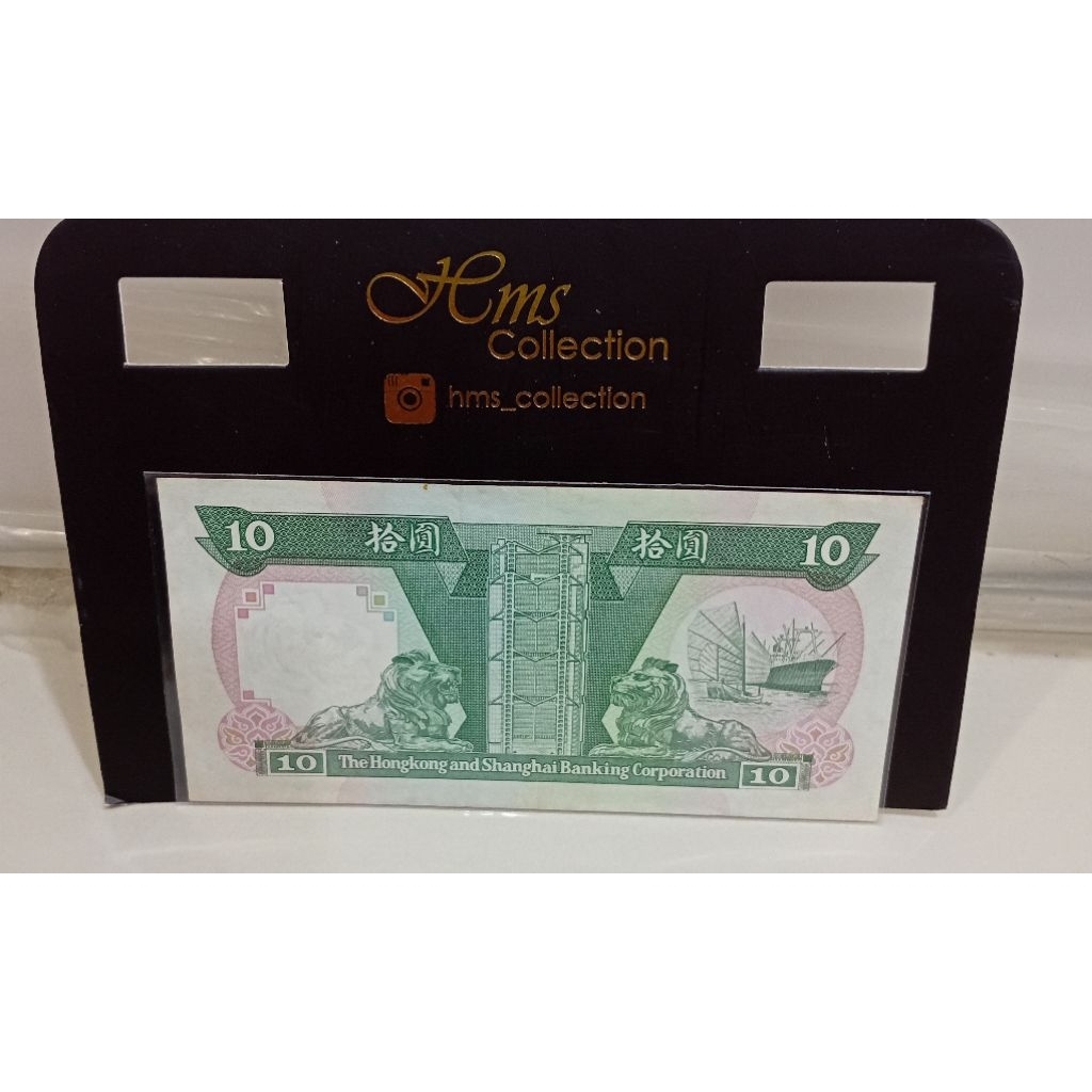Cina Hongkong 10dollars VF untuk koleksi