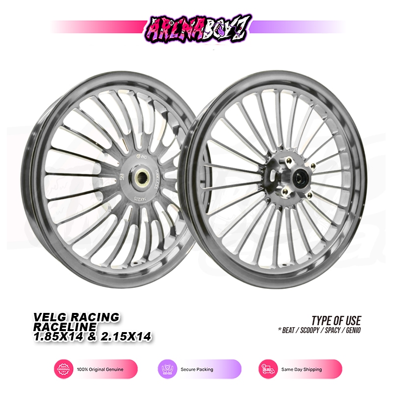 VND Racing Velg Raceline 185x14 215x14 Beat Scoopy Genio Velg RCL Original