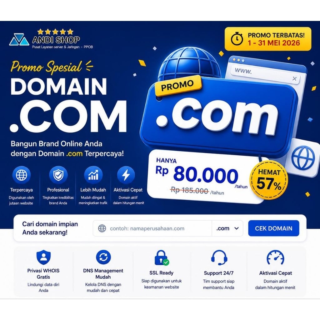 Domain Legal Murah TLD