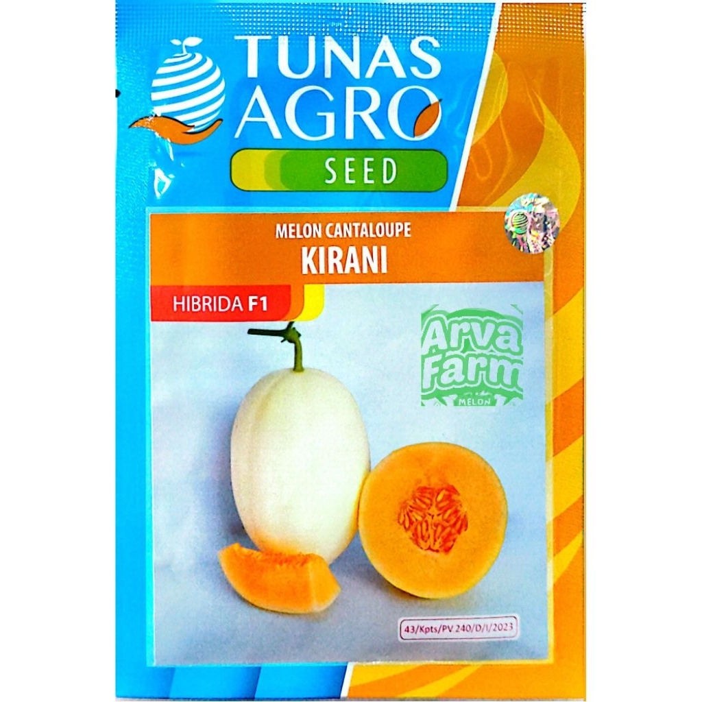 benih melon f1 benih kirani 10 gram (isi +/- 475 biji)