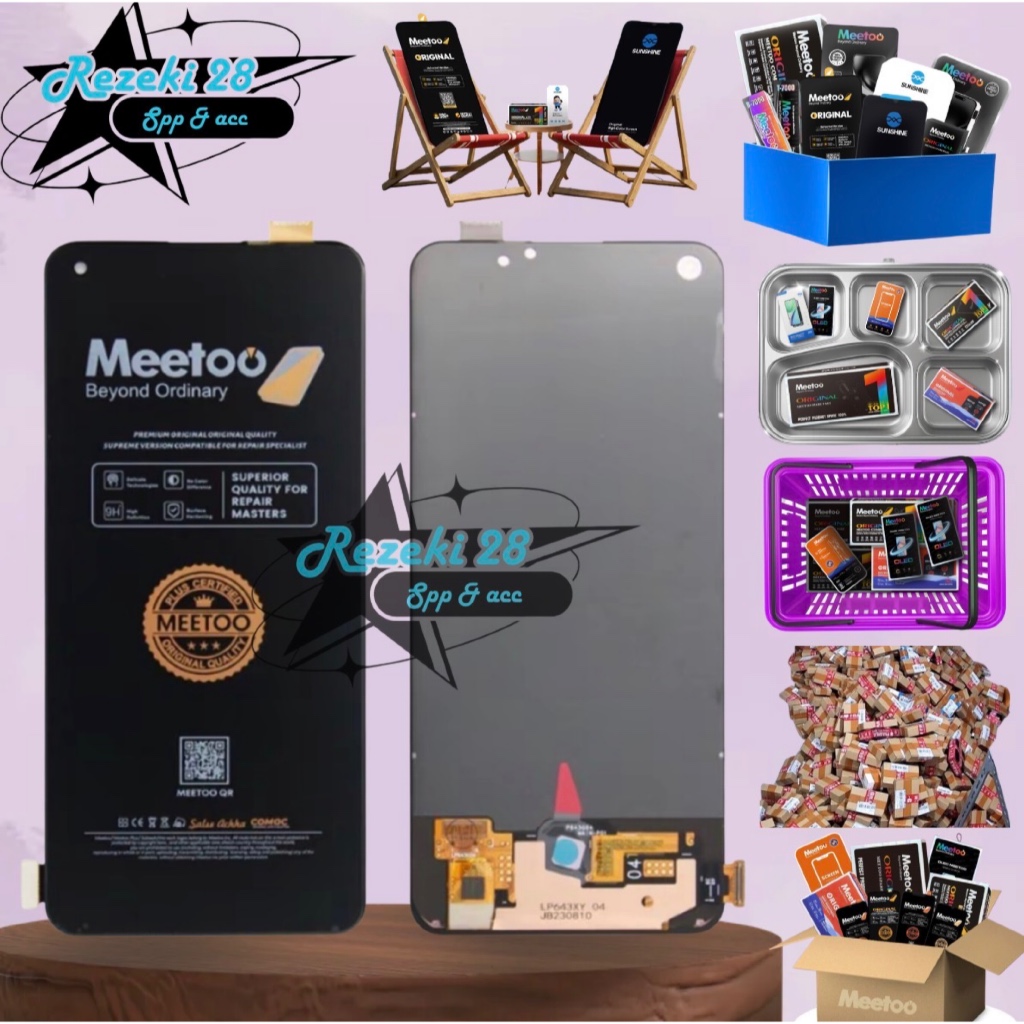 LCD REALME 7 PRO - 8 PRO - X7 5G - Q2 PRO - REALME V15 ORG OLED - FINGERPRINT ON