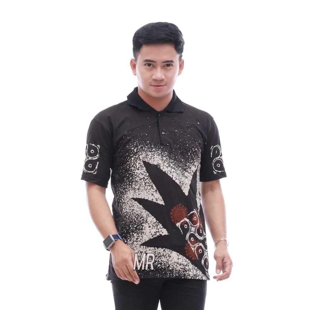 Kaos Polo Kerah Pria Batik - Banyak Model