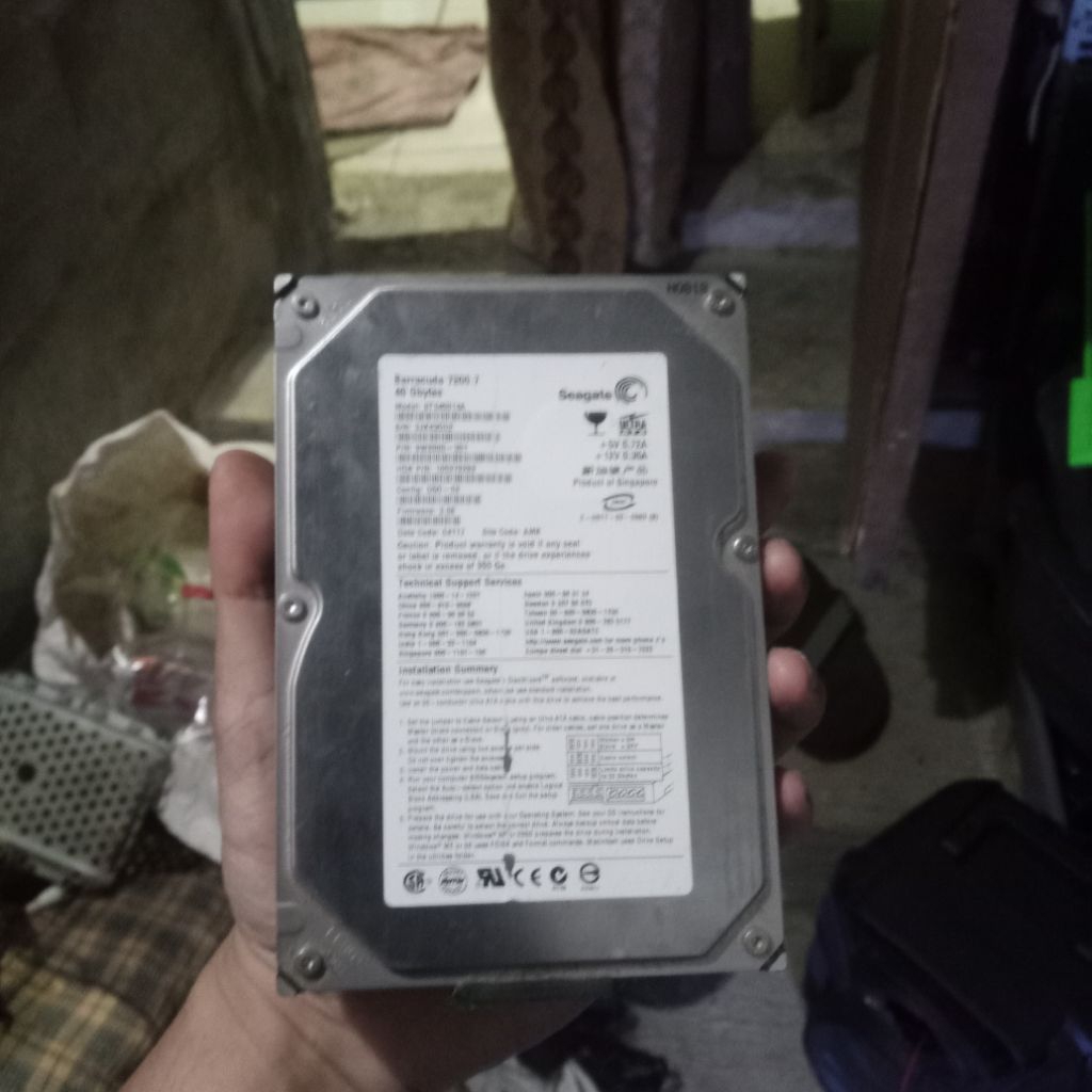 HDD ps2 40gb ide
