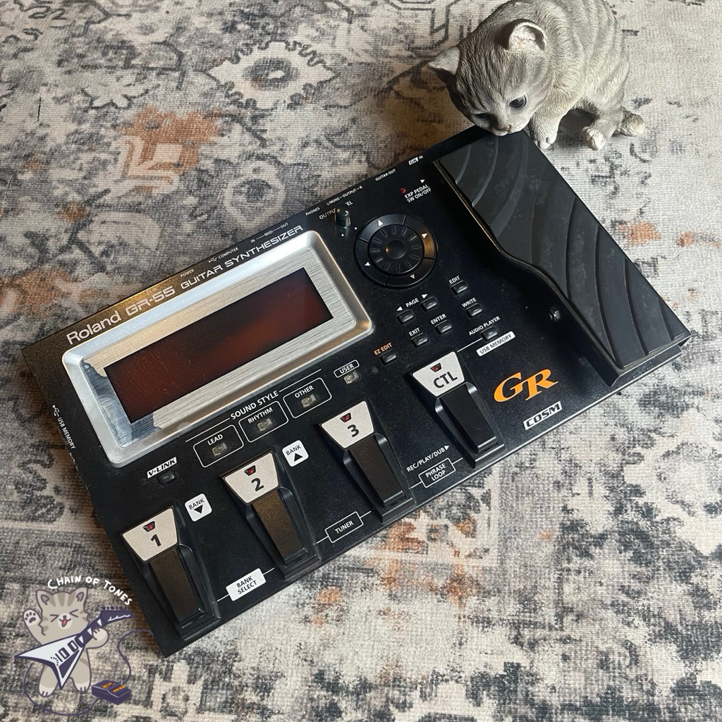 Roland GR-55 Guitar Synthesizer Pedal Efek Gitar Bass Bekas