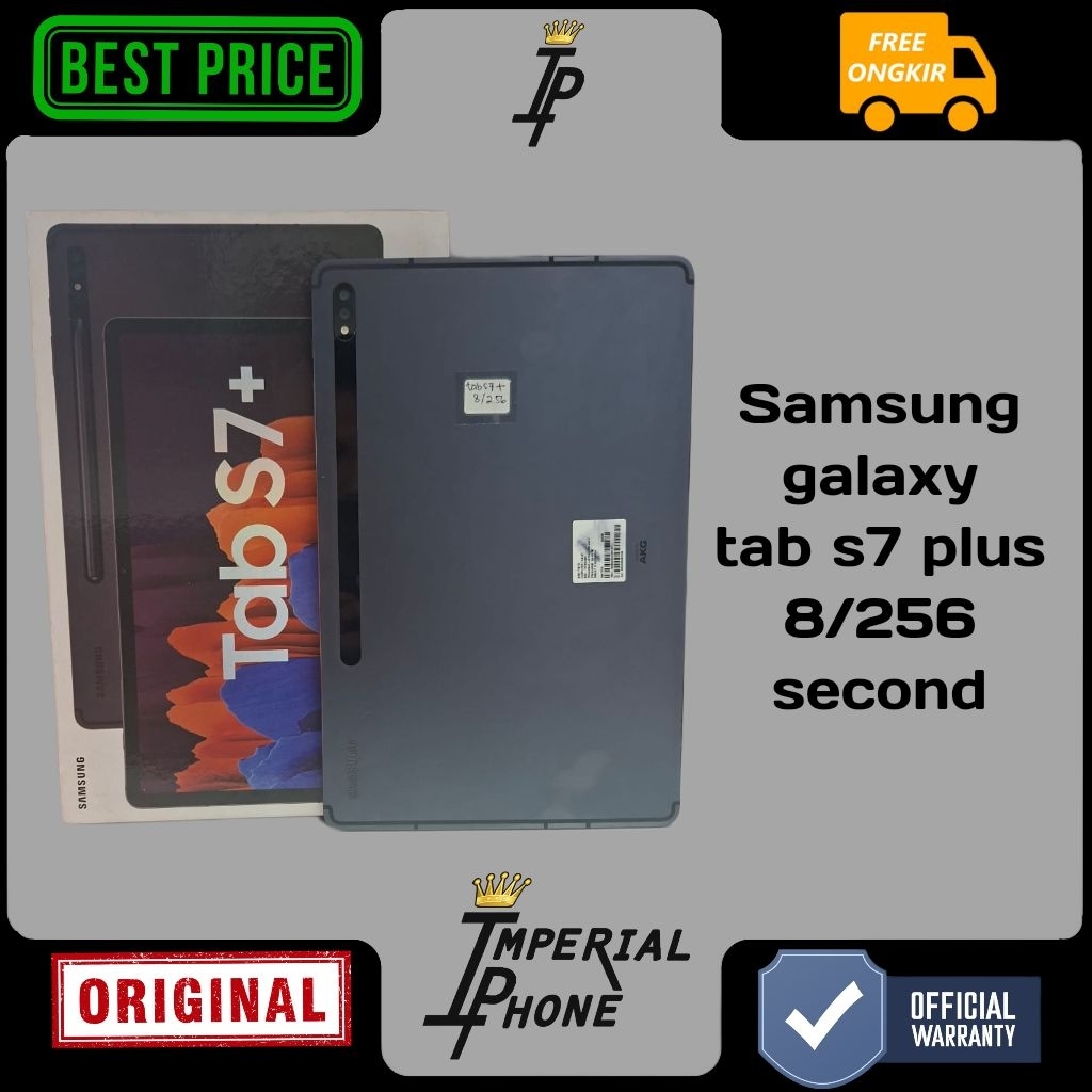 Samsung galaxy tab s7 plus 8/256 second
