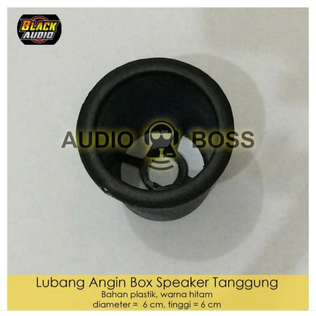 Lubang angin box speaker sedang