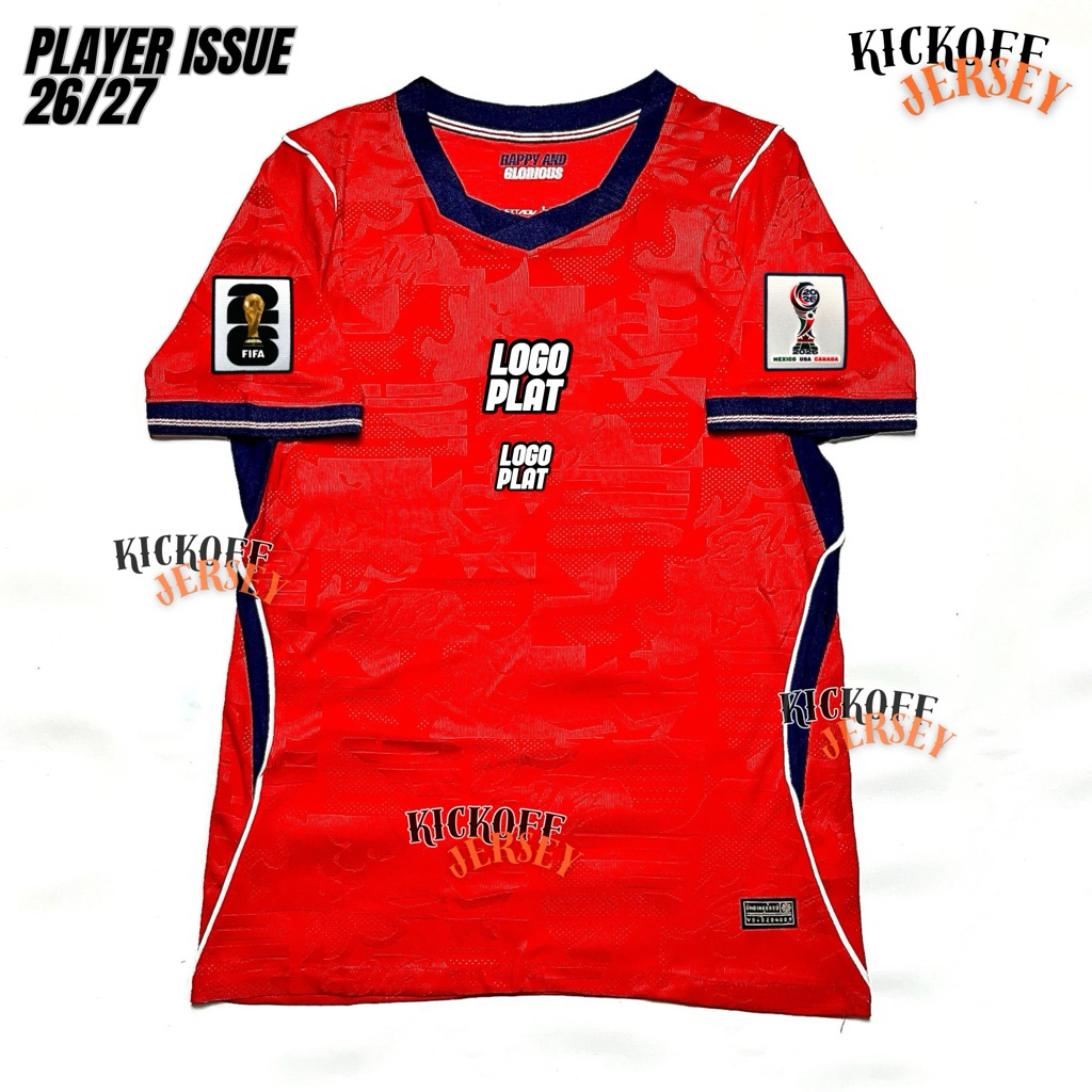 (PLAYER ISSUE) JERSEY PIALA DUNIA INGGRIS AWAY PI PLAYER ISSUE WORLD CUP 2026 2027 FULL PATCH