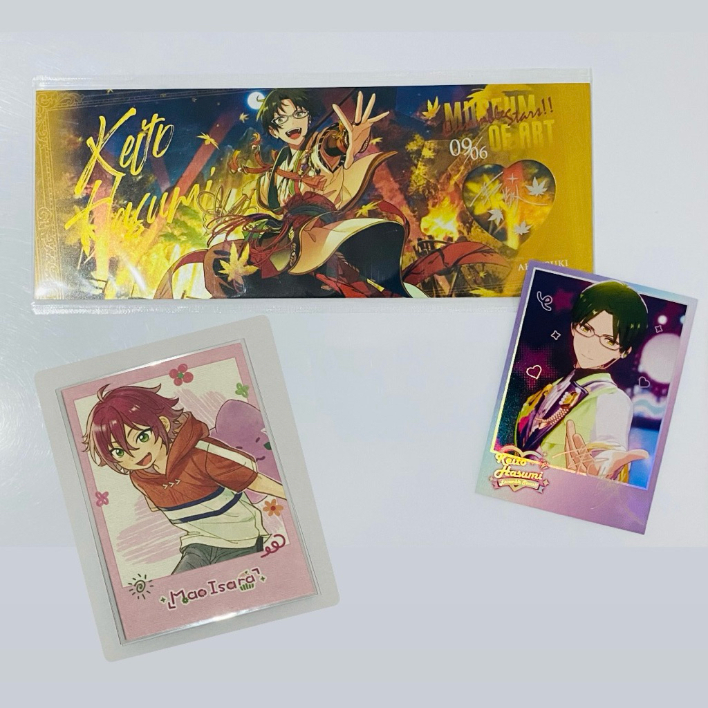 ensemble stars enstars pasha pola polaroid look back mao isara trickstar merch merchandise anime tic