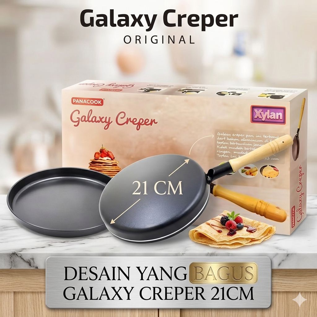 GALAXY CREPERS CETAKAN KULIT LUMPIA ANTI LENGKET TEFLON KULIT LUMPIA RISOL
