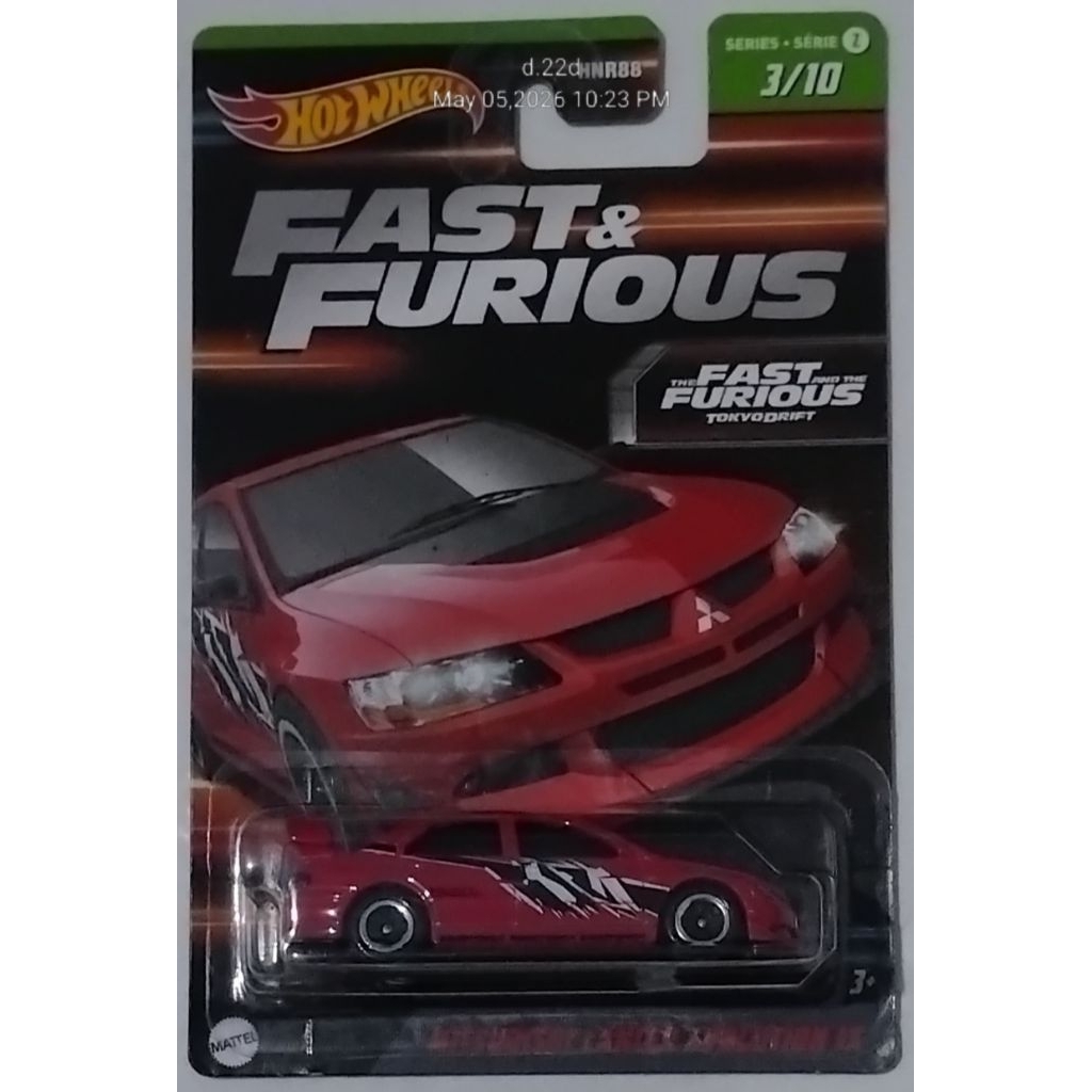 Hot Wheels Mitsubishi Lancer Evolution IX Fast & Furious